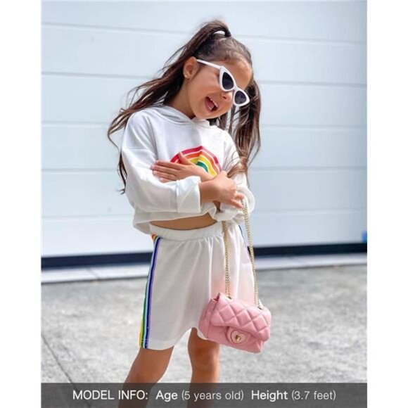 Kids Purse for Girls Toddler Crossbody Bag Small Shoulder Bag Birthday Gift - Picture 3 of 7